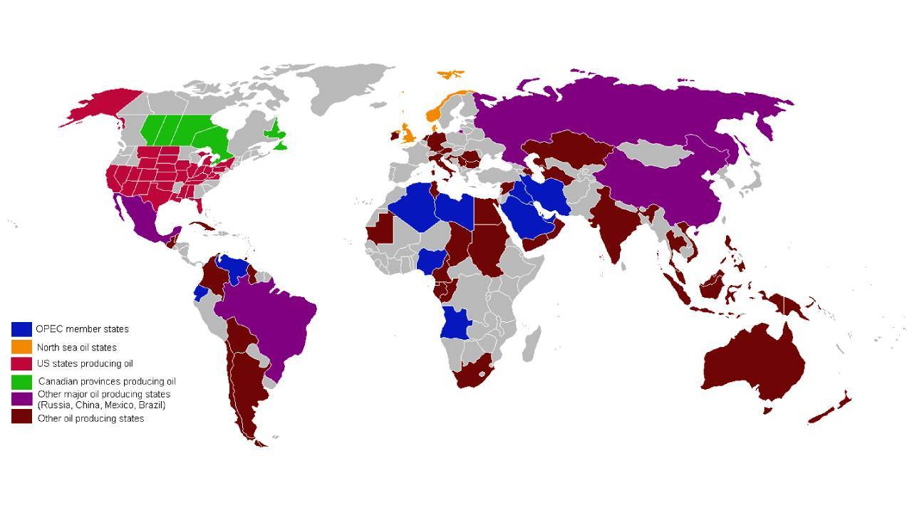 Etat des lieux des pays producteurs de pétrole dans le monde